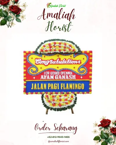 Bunga Papan Congratulation di Sraten